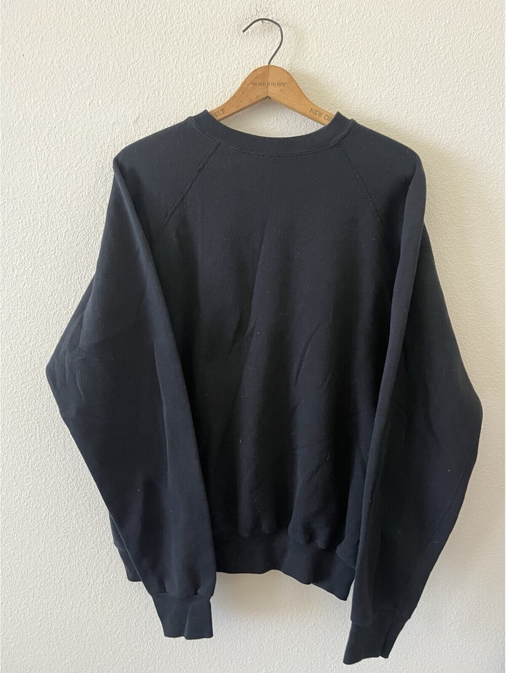 Vintage 90s Tultex Black Blank Pullover Sweatshirt Men’s XL